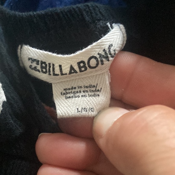 Like new! Billabong floral maxi black summer dress size Large - Picture 4 of 5